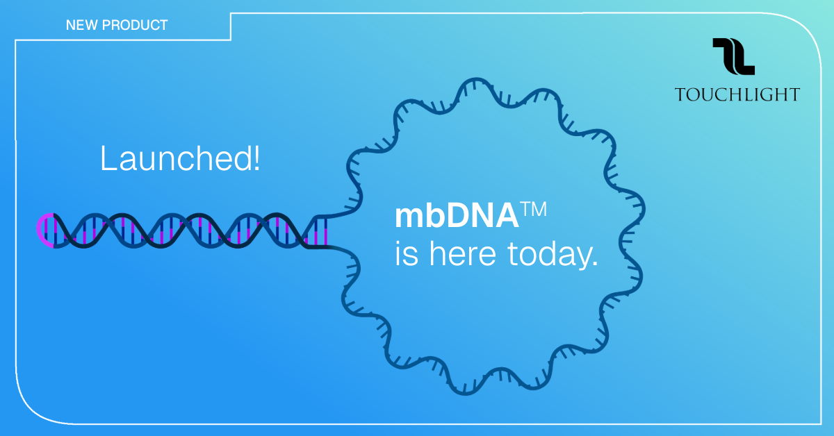 Touchlight Introducing mbDNA™: Engineered for Safer, Smarter Gene Editing - Touchlight