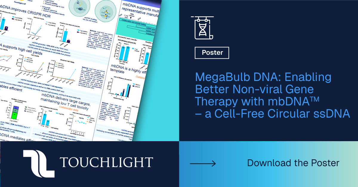 Touchlight MegaBulb DNA: Enabling better non-viral gene therapy with mbDNA™ – a ...