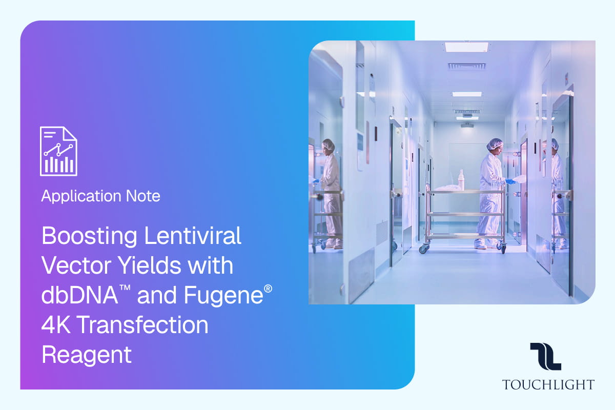 Boosting Lentiviral Vector Yields with dbDNA™ and Fugene® 4K Transfection Reagent