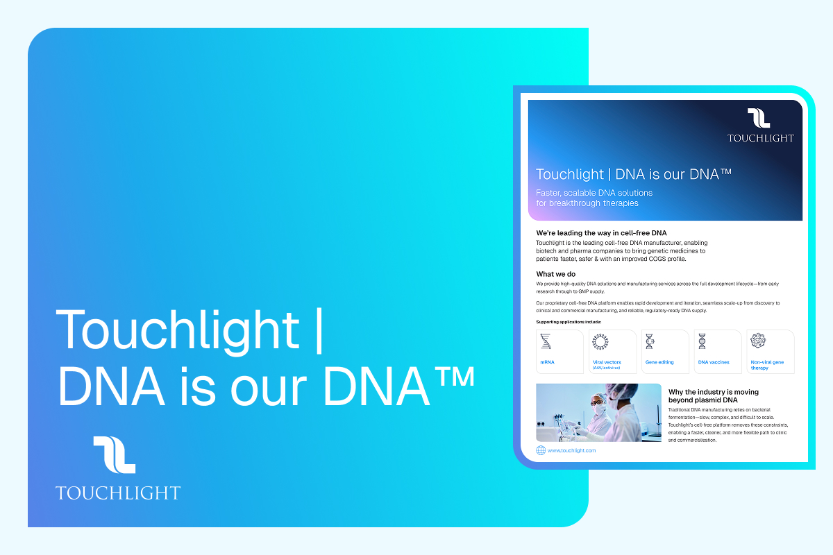 Touchlight's Cell-Free DNA Platform: A One-Pager Overview